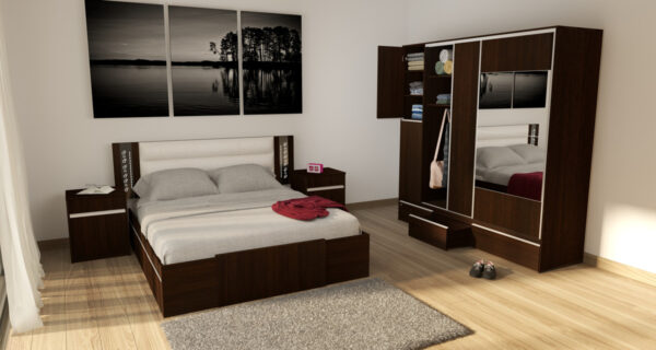 Base Box Con 4 Cajones 2 Puertas. Extensible De 140 A 200