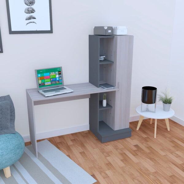 Escritorio Organizador Con Biblioteca 130 X 136 X 45 Oes 110