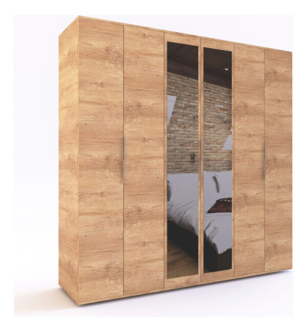 Ropero Placard 6 Puertas, 2 Cajones 179 X 182 X 50- Dle 357