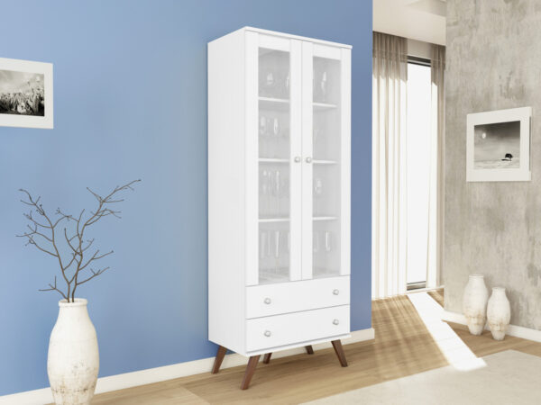 D_832512-MLA83406908861_032025-F.jpg Mueble Organizador Cristalero 2 Ptas, 2 Caj 182 X 70 Esm 217