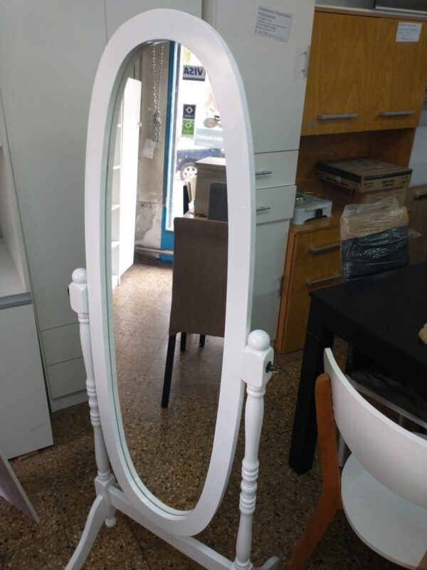 D_832997-MLA43302675853_082020-F.jpg Espejo Pie Oval Clasico. Madera. Varios Colores