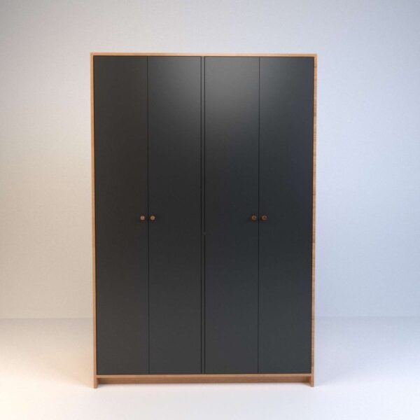 Ropero Placard 4 Puertas, 2 Cajones. 1.20 X 1.80- Cod. 6005