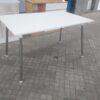 Mesa Cocina Comedor Kaunas. Tapa Melamina Base Crom 120 X 82