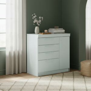 Cómoda Chifonier Cajonera 4 Cajones 1 Puerta Lille 1130 A