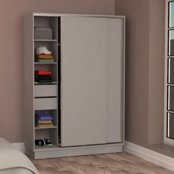 Ropero Placard Organizador- 2 Ptas Corred. 2 Caj. Pe-135