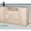 Rack Bahiut Vajillero Melamina Esenzia Alto 150 Cm. Cod. 356