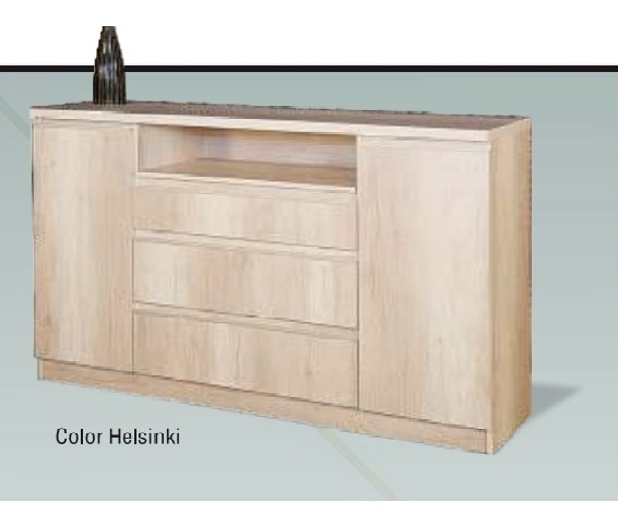 Rack Bahiut Vajillero Melamina Esenzia Alto 150 Cm. Cod. 356