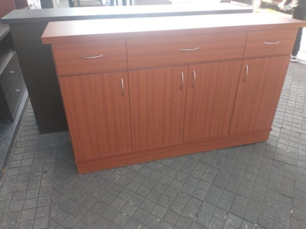 Bahiut Vajillero Melamina 1.80 X 0.90 4 Puertas 3 Cajones