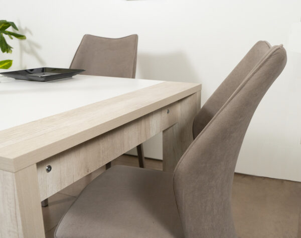 D_841761-MLA83560112592_042025-F.jpg Mesa Cocina Comedor Fija 140 X 90. Dynamic- Patas Melamina