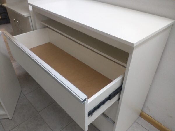 D_842100-MLA49772098406_042022-F.jpg Comoda Chiffonier 3 Cajones 90 X 91 X 42. Melamina- Alu 3c