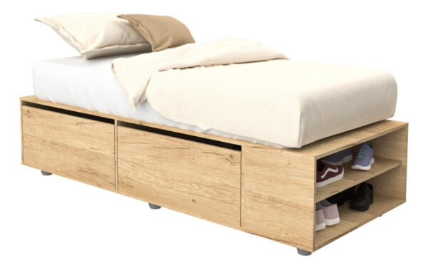 Base Box Para Sommier 2 Puertas Colchon 80 X 190 Dld 06