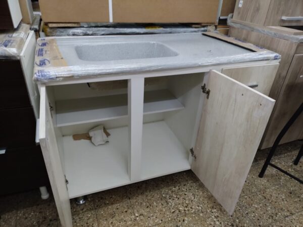 Bajo Mesada 2 Puertas, 3 Cajones- 120 X 80 X 60- Bru