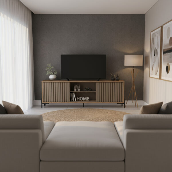 Rack Varillado 2 Puertas Corredizas Y Un Estante -dro 08