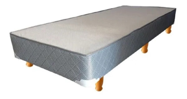 Box Base Cama Para Sommier 80-190- Con 6 Patas-