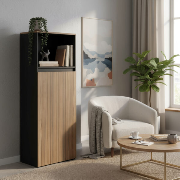 Biblioteca Organizador Oficina 2 Puertas Cod. 7929 155 X 71