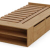 D_847559-MLA100242386969_122025-F.jpg Cama 1 Plaza Con Cajones Box Madera Zapatero Estanteria Baulera Sommier Guardado Melamina Roble Kendal 90x190 Cm Moderna Cam100 Dielfe