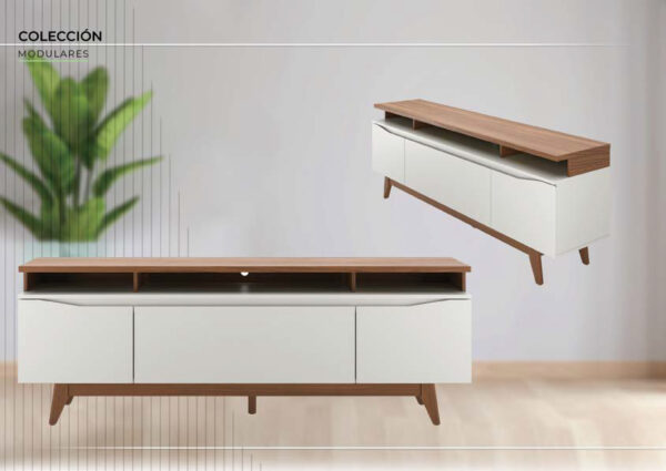 D_848231-MLA88585603381_072025-F.jpg Bahiut Rack Vajillero 3 Puertas- Flint 1.85 X 0.65 X 0.40