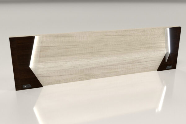 D_850319-MLA72125384028_102023-F.jpg Respaldo Para Sommier Notte. Melamina. Con Led Y Usb