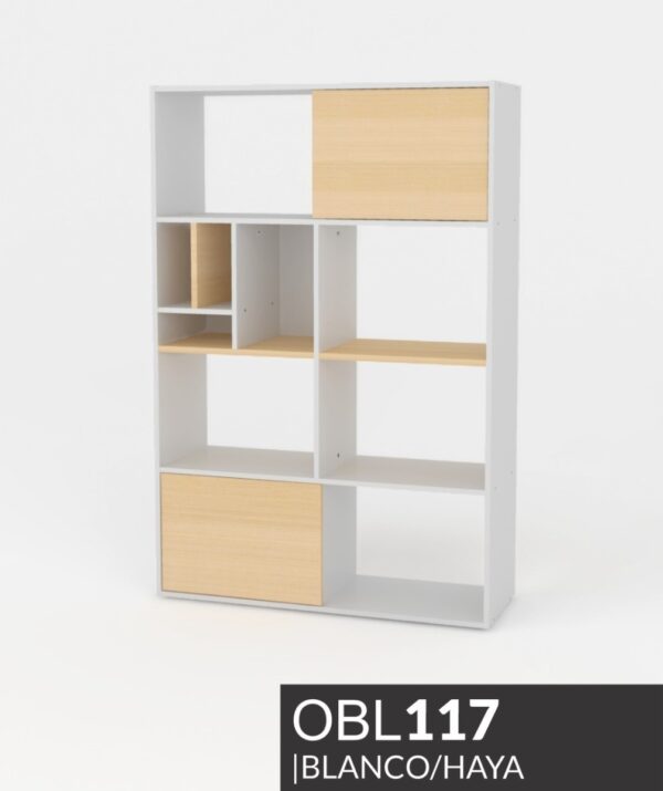 Biblioteca Organizador Con Estantes 103 X 154 X 36- Obl 117