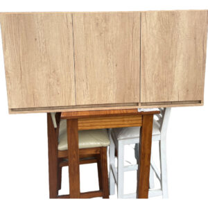 D_851855-MLA89664502893_082025-F.jpg Alacena 3 Puertas, Estantes- 120 X 60 X 30, Sin Manijas Delf