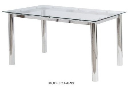 D_853049-MLA31114071057_062019-F.jpg Juego Cocina Comedor Mesa 1.40 + 6 Sillas Cromada Capri Co2