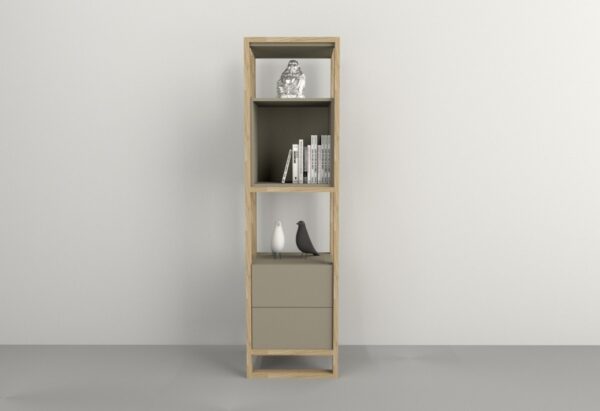 Columna Torre Organizador 173 X 48 X 38- 2 Cajones- Cod 4205