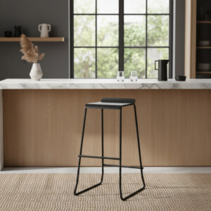 Par De Banquetas Taburete Con Asiento De Chapa Soho- Bcs 023