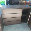 Combo Comoda Chiffonier 4 Cajones, 1 Puerta + 2 Mesas De Luz