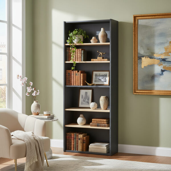 Biblioteca Organizador Oficina 5 Estantes. 76 Cm. Cod. 928