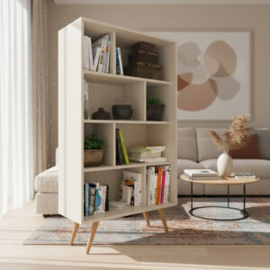 D_857938-MLA92914741220_092025-F.jpg Biblioteca Organizador Escandinava- Estantes- Dl 884