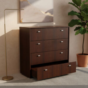 Cómoda Melamina Dormitorio Con Cajones Mueble Nature Mosconi