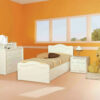 Cama 1 Plaza 0.80 Mts. Rocio Mdf Laqueado Cod. 200