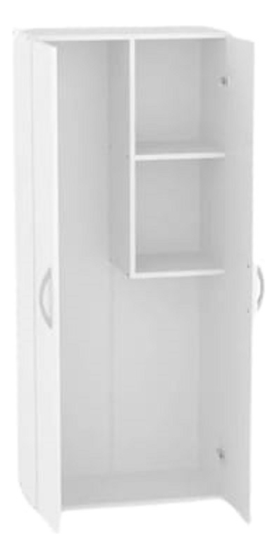 Unico Escobero Organizador Multifuncion 2 Puertas- Estantes