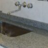 Mesada Marmol Granito. 120 X 60- Con Bacha Acero Inox.