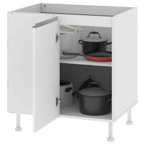 Modulo Esquinero Bajo Mesada 1 Puerta. 80 X 85 X 60. Cmbe 80