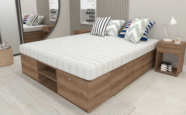 D_864178-MLA79344303760_092024-F.jpg Base Box P- Sommier 140 O 160 X 200 4 Cajones- 2 Zapateros P