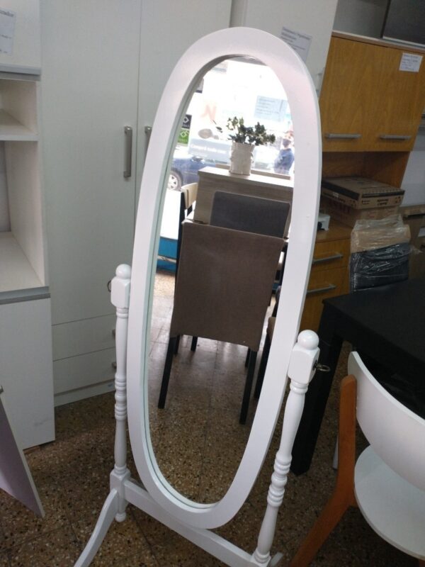 D_865459-MLA43302710055_082020-F.jpg Espejo Pie Oval Clasico. Madera. Varios Colores