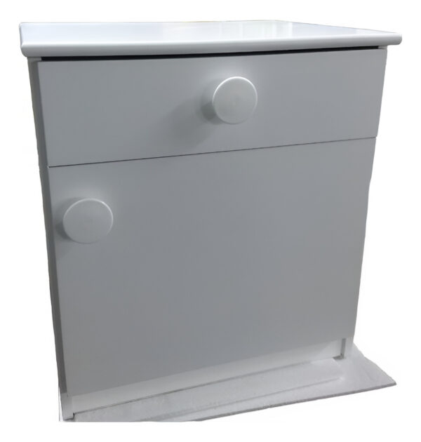 D_866964-MLA78113151945_082024-F.jpg Mesa De Luz Elegante Infantil -mdf Laqueado 1 Cajon 1 Pta