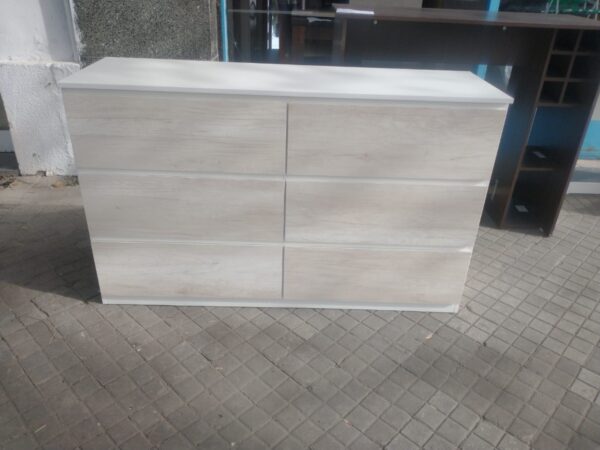 Comoda Chiffonier Cajonera 6 Cajones Mdf- 140 X 85 X 44