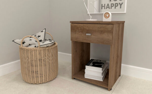 Mesa De Luz 1 Cajon, Espacio- 38 X 56 X 38- Cod. 56866