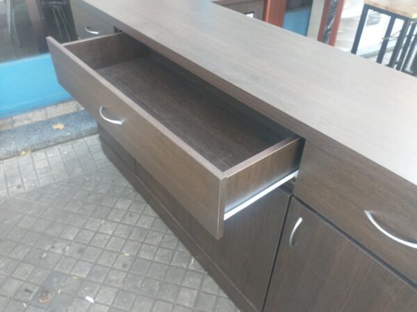 Bahiut Vajillero Melamina 1.80 X 0.90 4 Puertas 3 Cajones