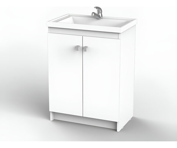 Vanitory Para Baño Con Mesada- 58 Cm. Melamina- Vpo 060