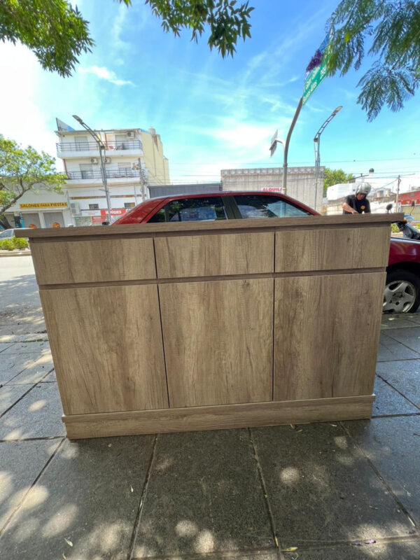 Bahiut Rack Vajillero 3 Caj. 4 Puertas- Mdf- 140 X 90 X 39