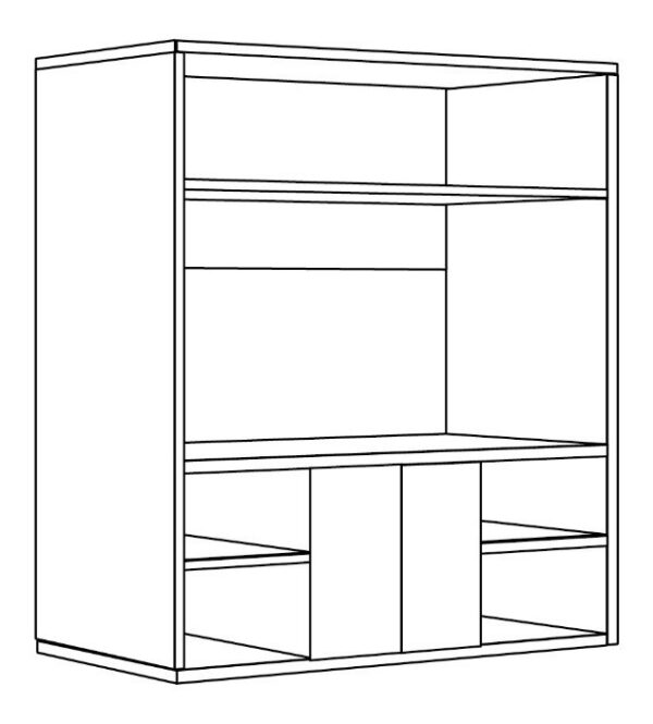 D_872707-MLA49407003976_032022-F.jpg Mesa Rack Home Vision P- Tv 65 2 Puertas Y Estantes- Dvs 05