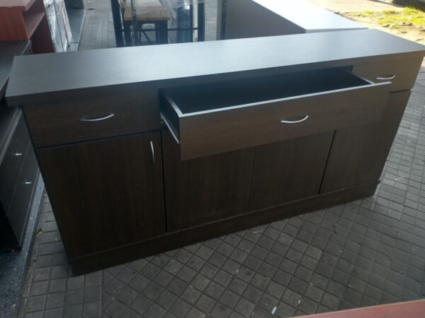 Bahiut Vajillero Melamina 1.80 X 0.90 4 Puertas 3 Cajones