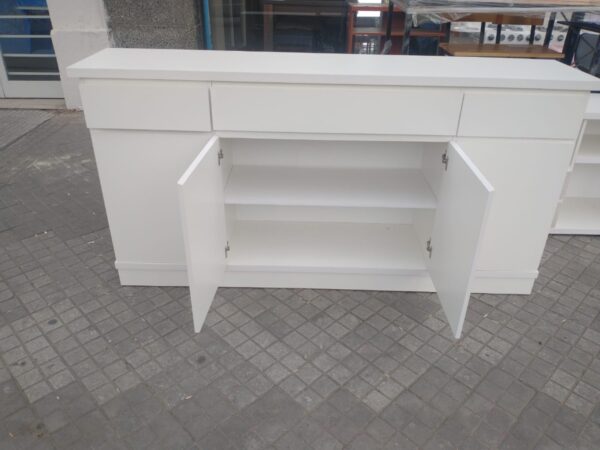 Bahiut Vajillero Melamina 1.80 X 0.90 4 Puertas 3 Cajones