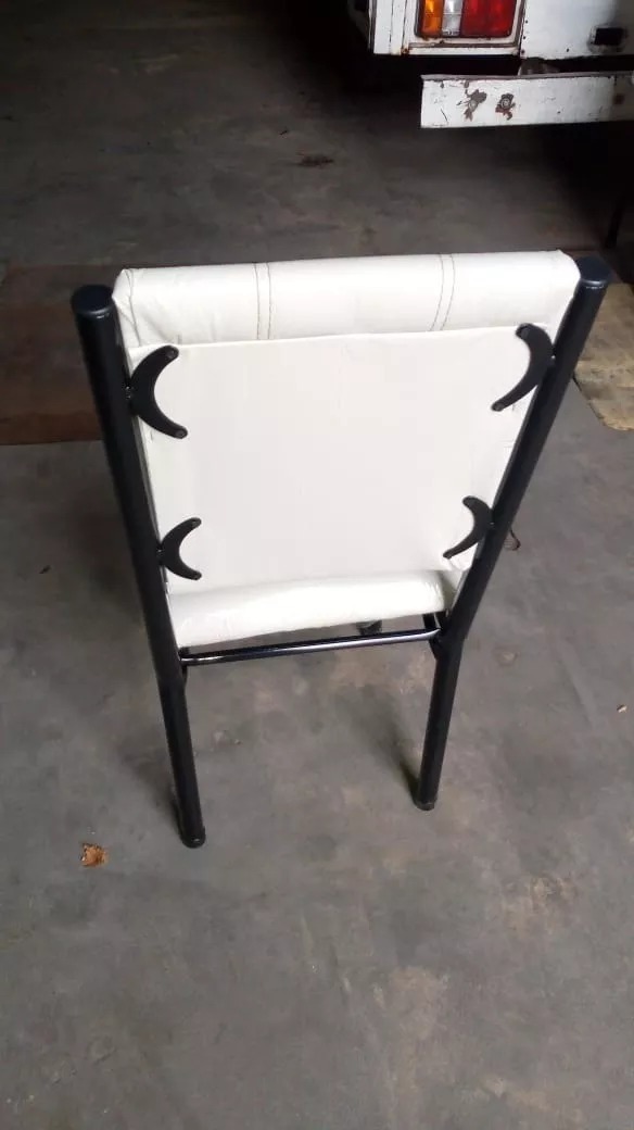 Silla Caño 1 1/4 Reforzada Fantasia Asiento Y Resp Tapizado