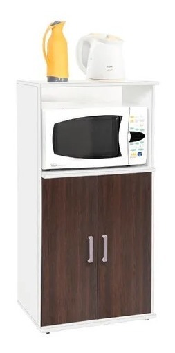 Mueble Auxiliar Para Microondas 2 Puertas- Estante Cod. 3046