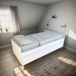 Cama 1 Plaza 0.80 Mts. Con Marinera. Melamina. Dolfin