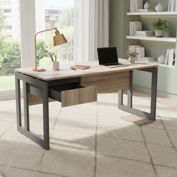 Escritorio P- Oficina Base D Melamina 1.50 X 0.70 7912- 7201